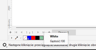 Paleta kolorów dokumentu - Corel Draw