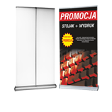 Stojaki reklamowe, prezentery, roll-up, potykacze