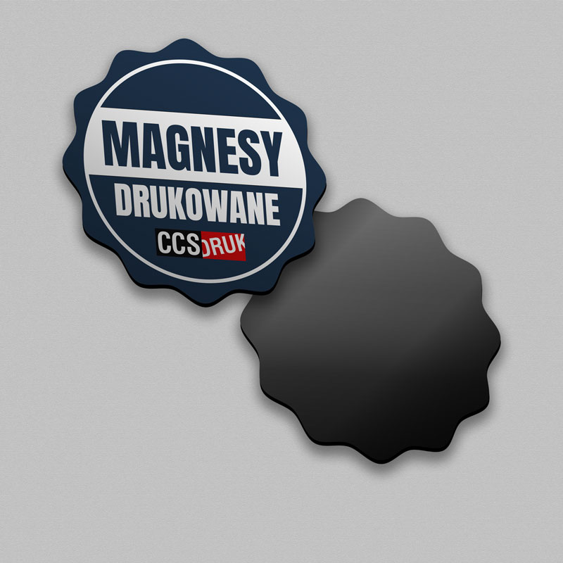 Magnesy grawerowane
