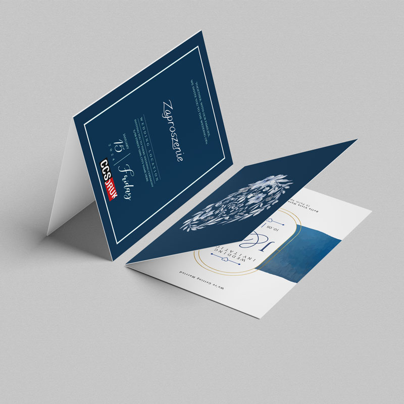 Zaproszenia składane