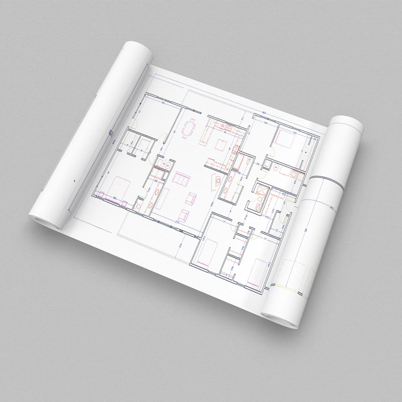 Druk CAD rysunków technicznych