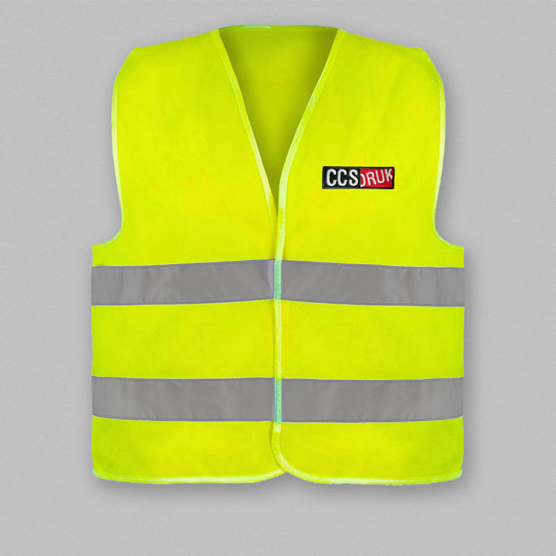 Kamizelki odblaskowe haftowane