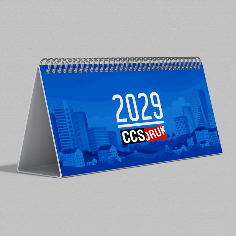 Kalendarz biurkowy 30 x 14 cm